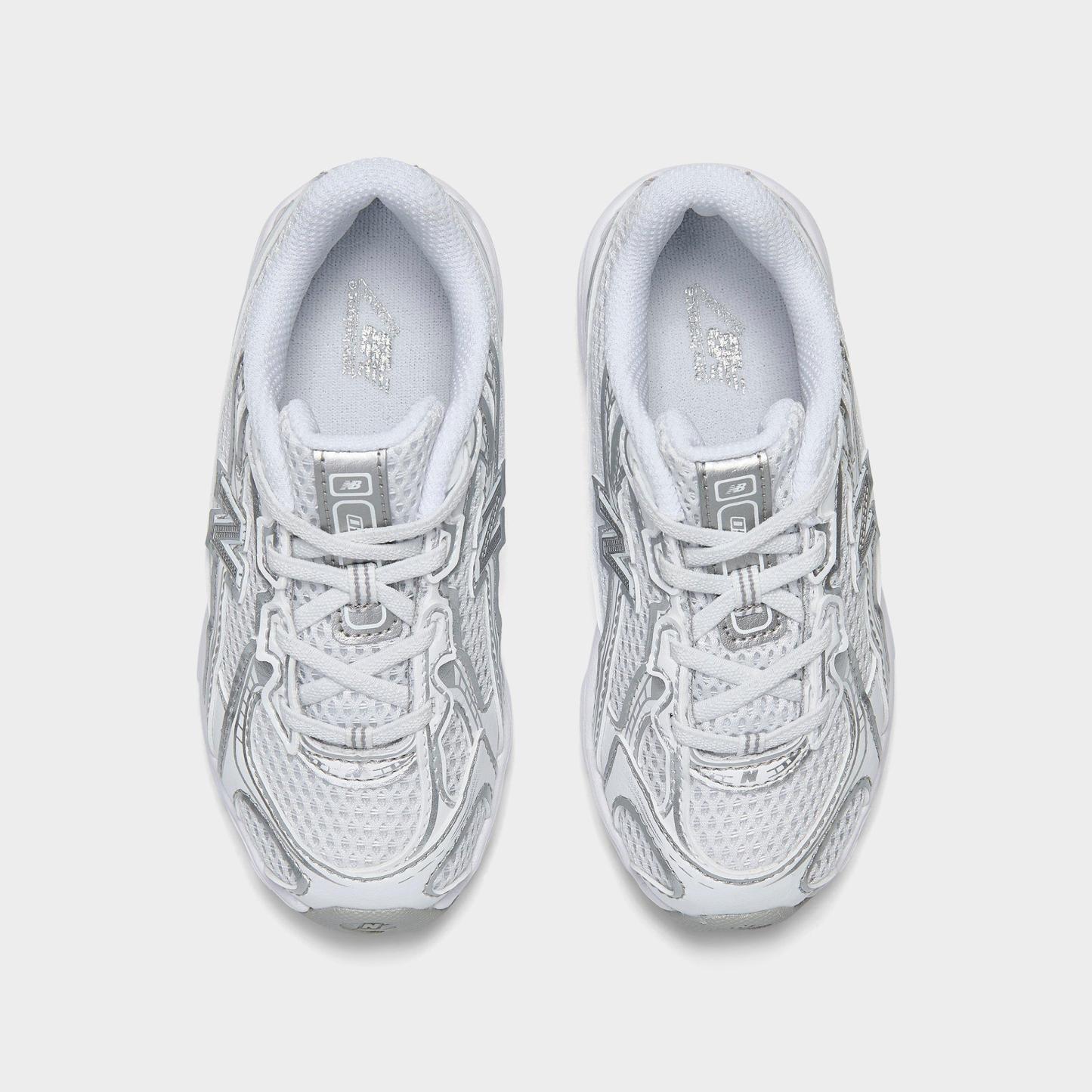 Kids' Toddler New Balance 740 Stretch Lace Casual Shoes - White/Metallic Silver - view 5