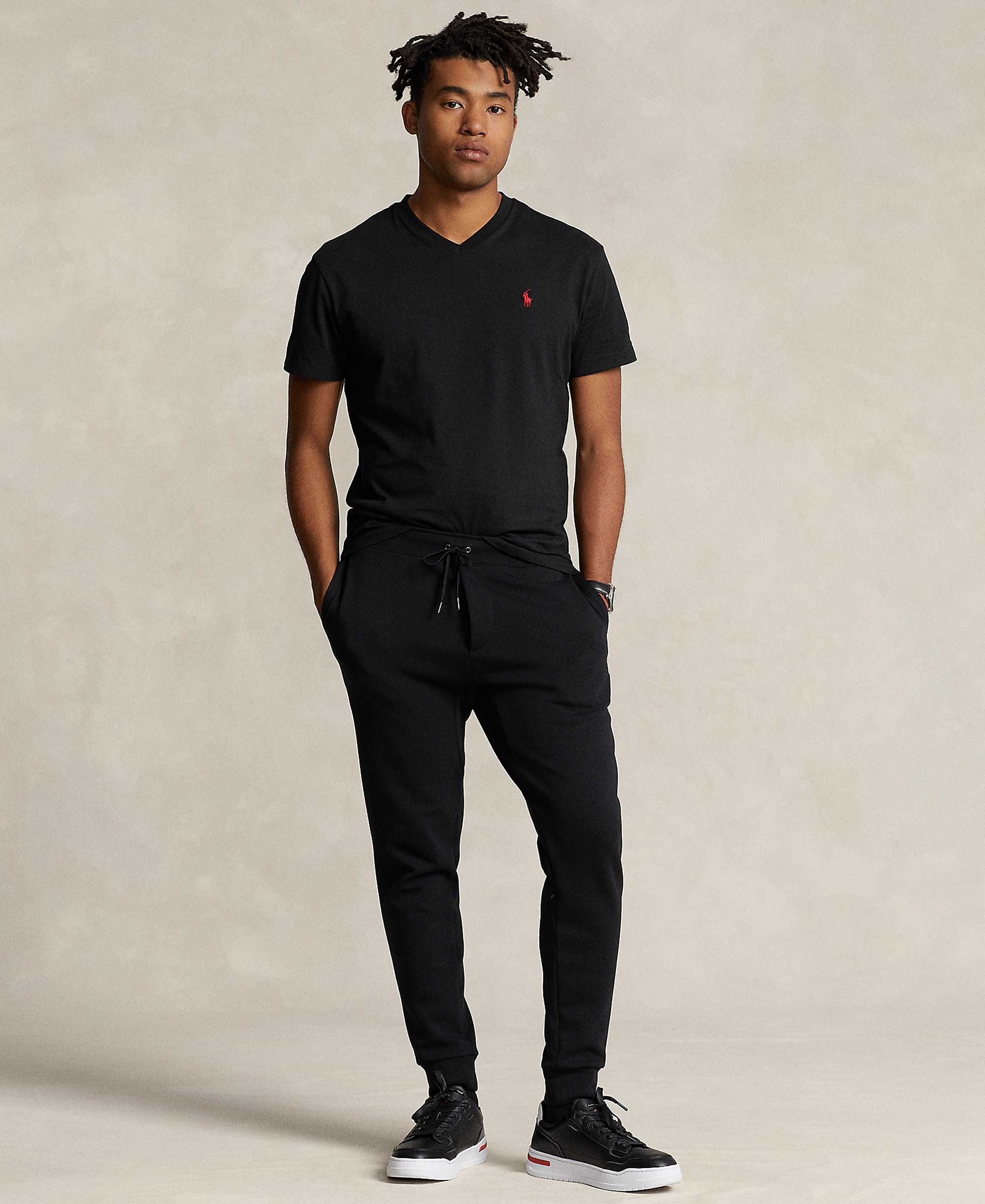 Polo Ralph Lauren Men's Classic-Fit V-Neck T-Shirt - Black