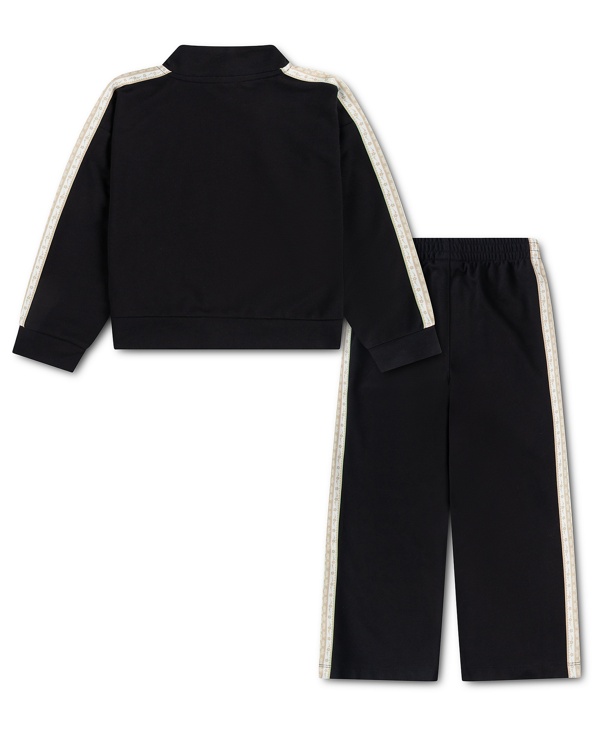 Nike Girls' 4-6X Retro Remix Jacket and Pants, 2-Piece Set - Black