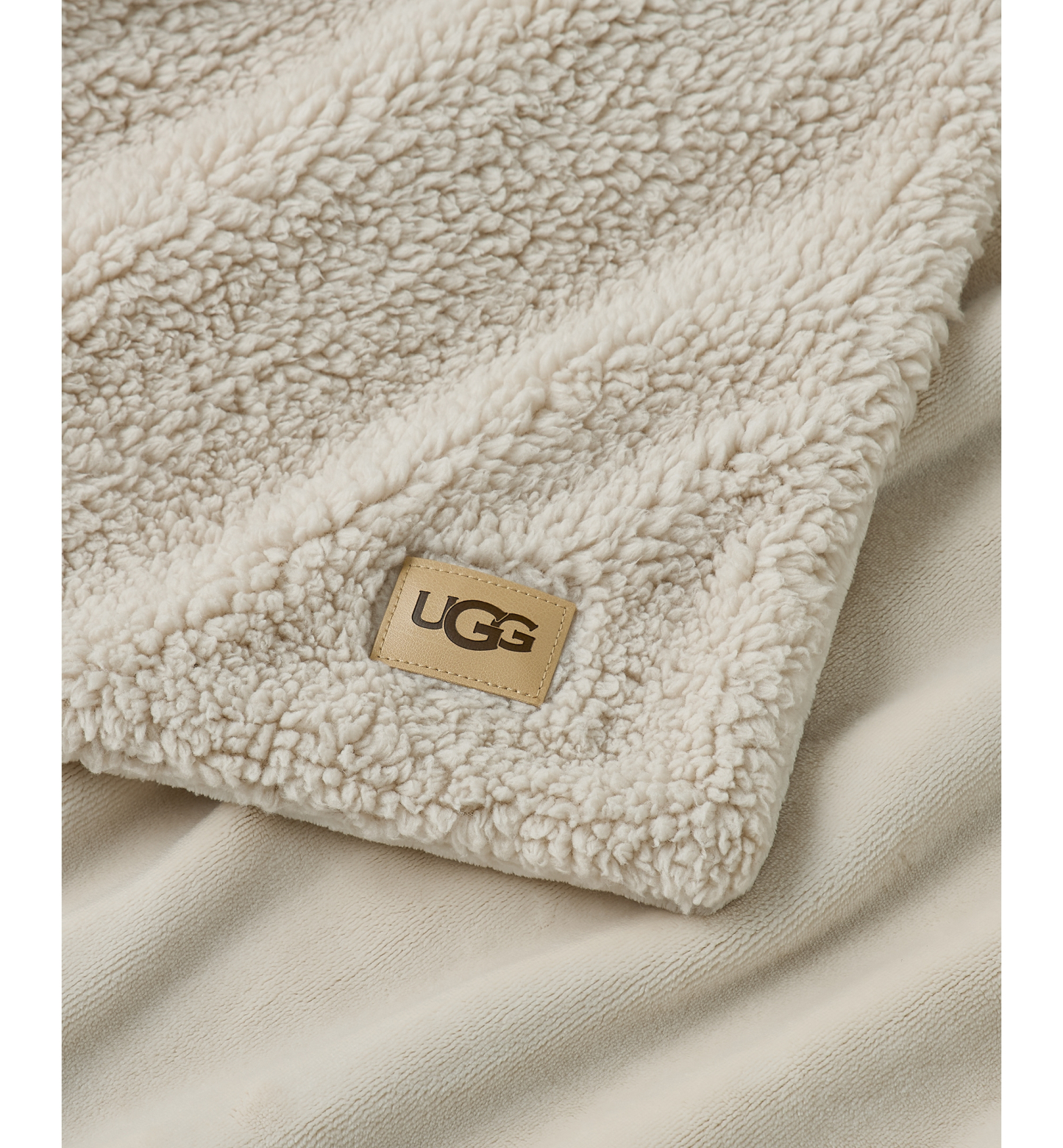 UGG® Avery Reversible Throw, 50" x 70" - Birch