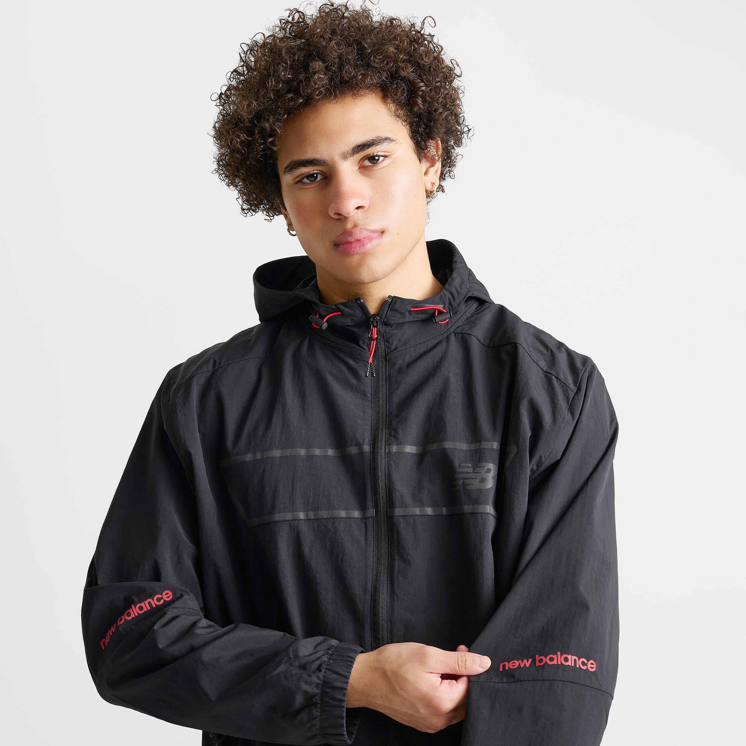Men's New Balance Vision Pack Full-Zip Jacket - Black/Red - view 5