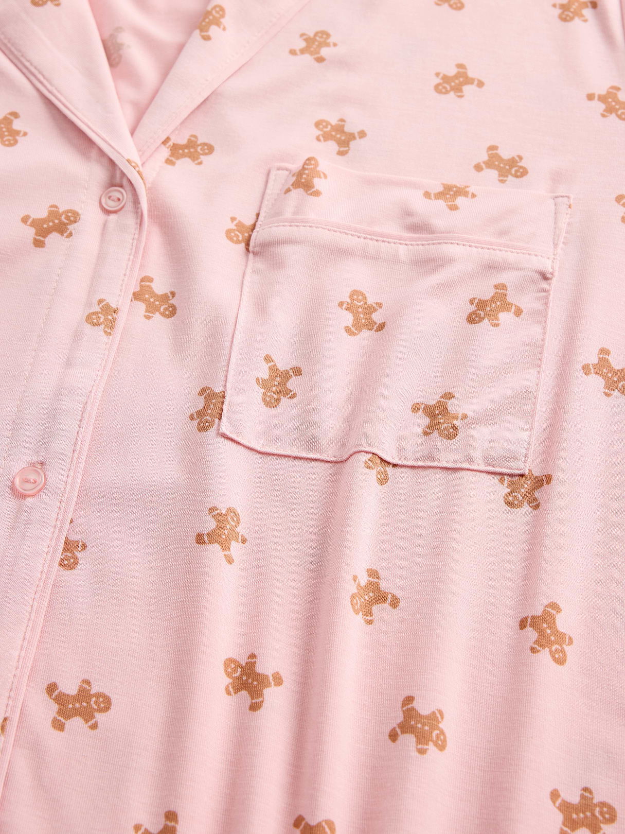 SoftMade Modal PJ Top - Gingerbread