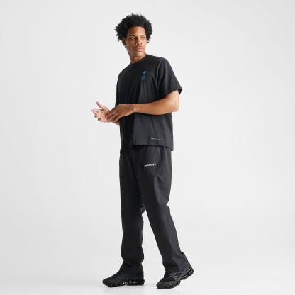 Men's adidas TERREX Multi Climaproof Two-Layer Rain Track Pants - Black