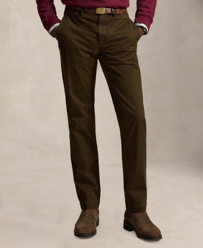 Polo Ralph Lauren Men's Straight-Fit Stretch Chino Pants - Dark Brown