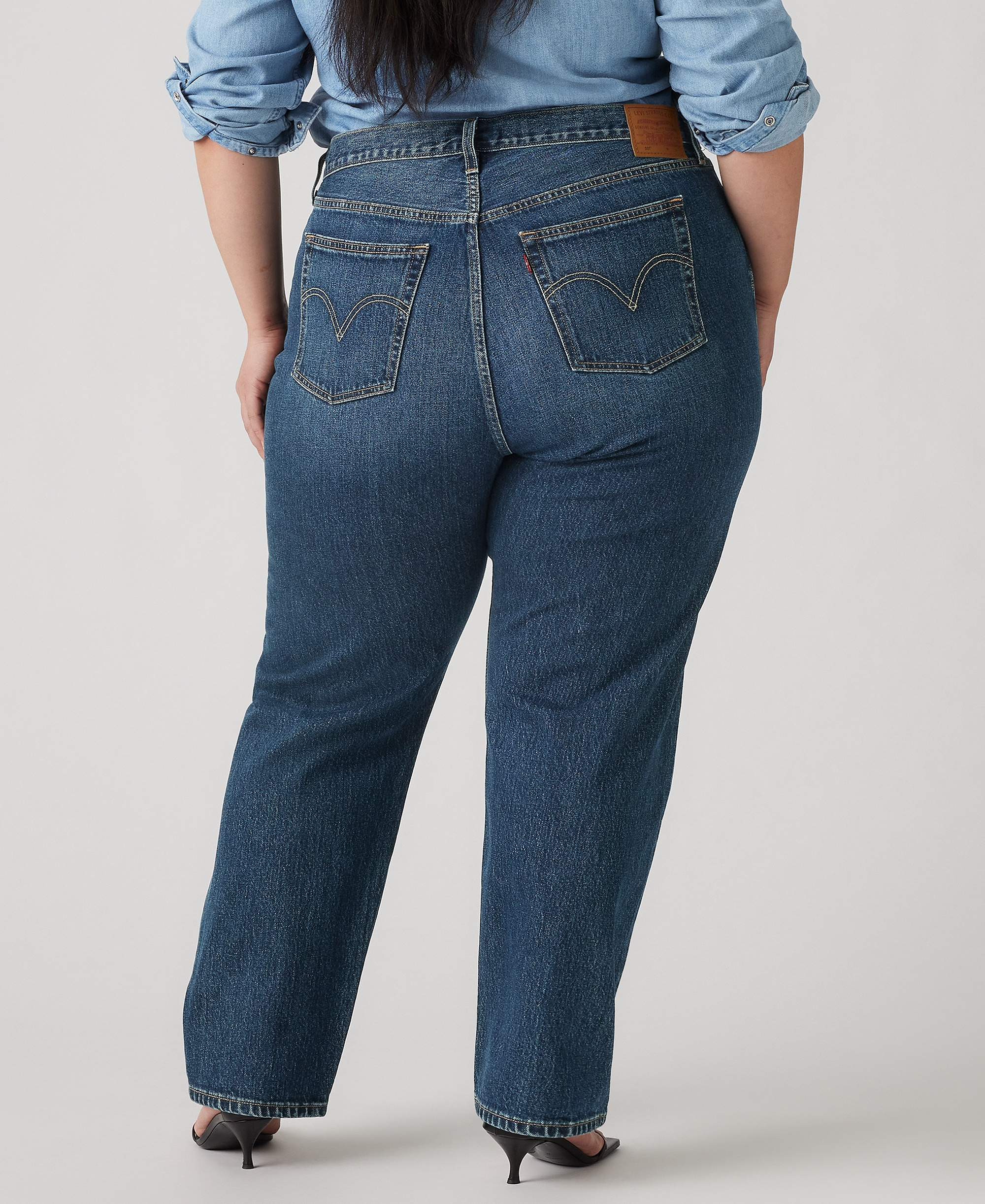 Levi's Women's 501 Original-Fit Straight-Leg Jeans - Believe Not Plus