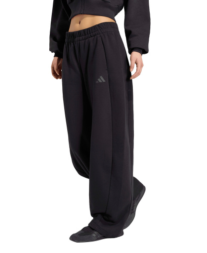 adidas Women's Essentials Contemporary Fleece Barrel Pants - Black