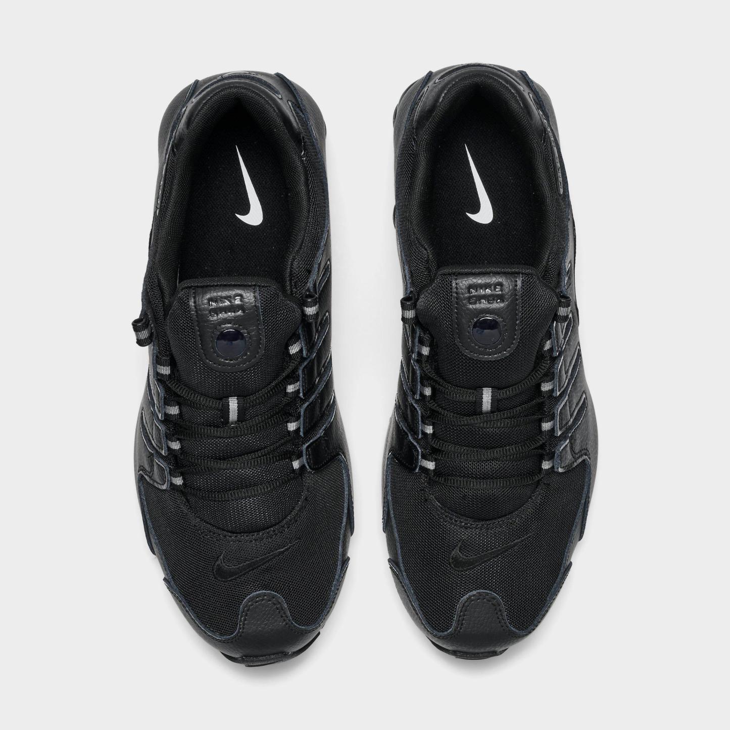 Men's Nithtke Shox NZ Casual Shoes - Black/Black/Black (IQ8263-002) - Top view