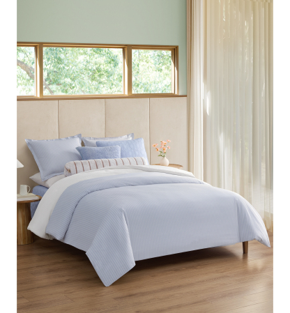 Anders Cotton Comforter Set - Misty Wisteria