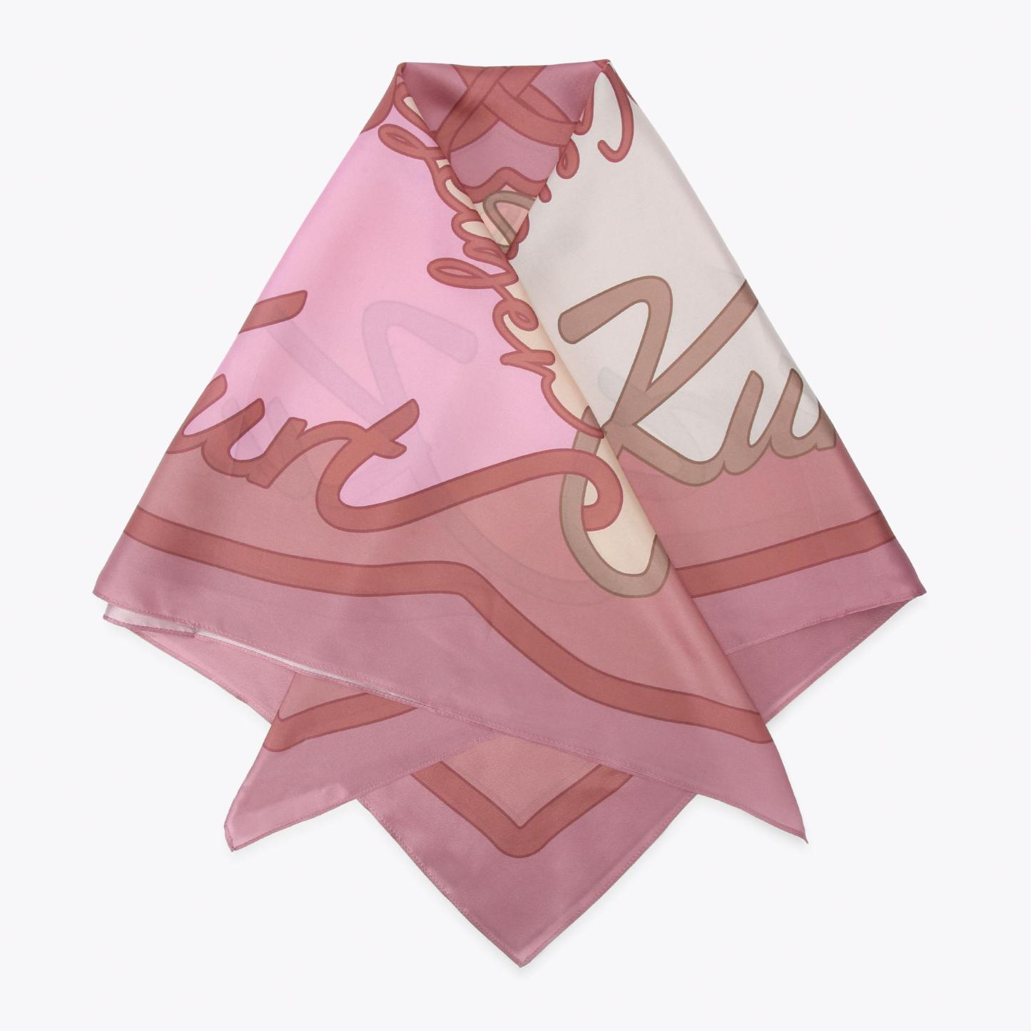 Kurt Geiger London Large Square Scarf - Beige