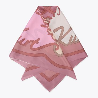 Kurt Geiger London Large Square Scarf - Beige