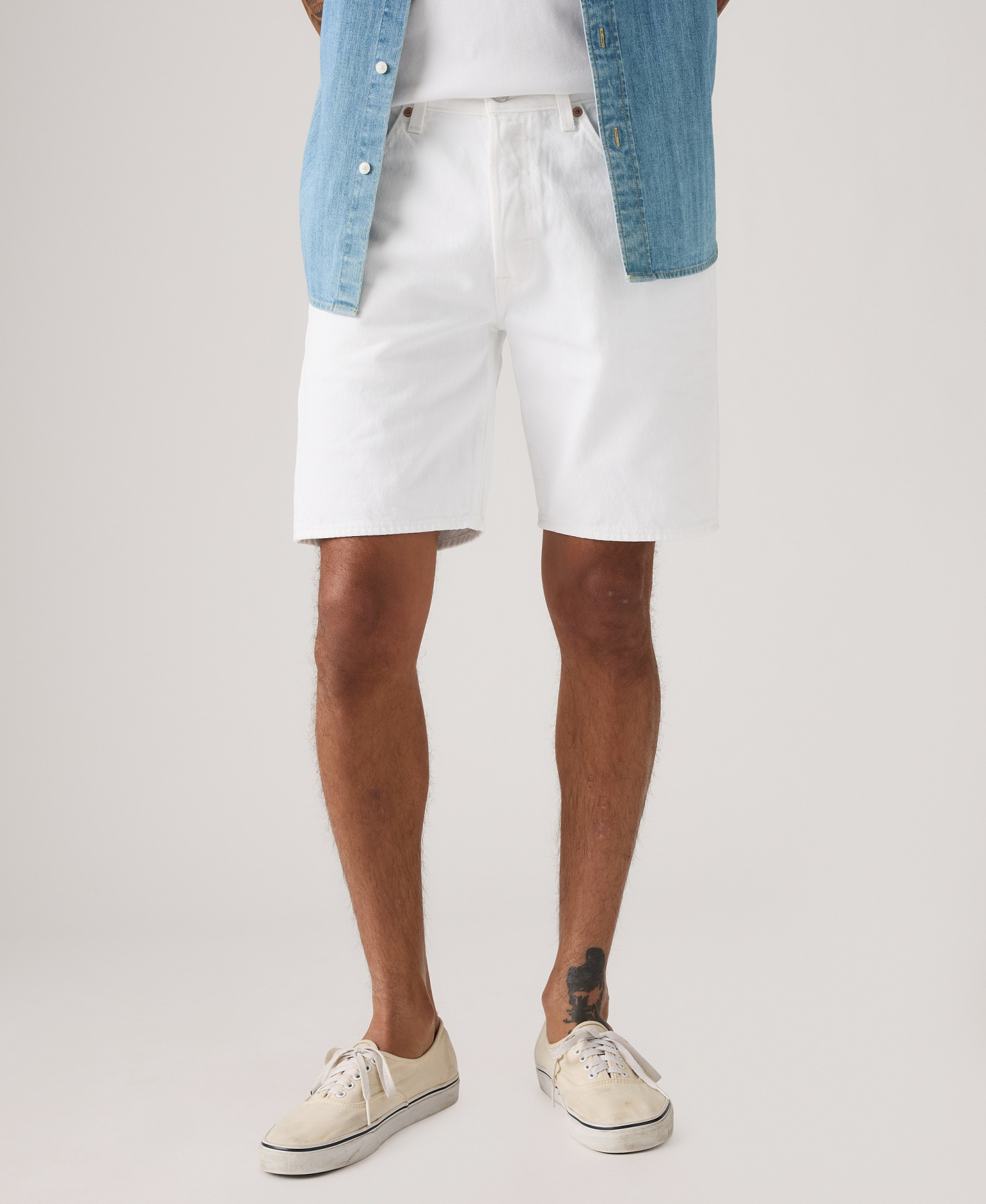 Levi's Men's 501™ Original Hemmed Stretch 9" Jean Shorts - Optic Daisy