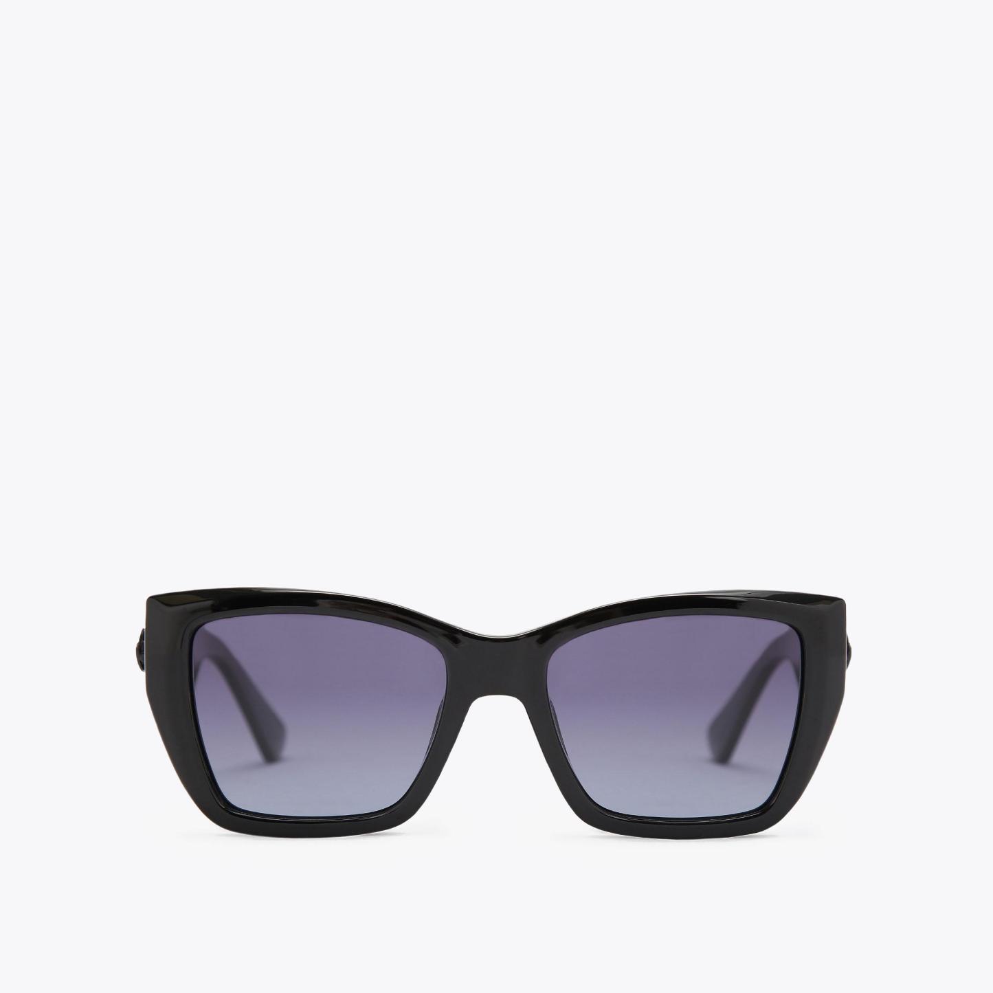 Kurt Geiger London Rectangle Kensington Sunglasses - Black