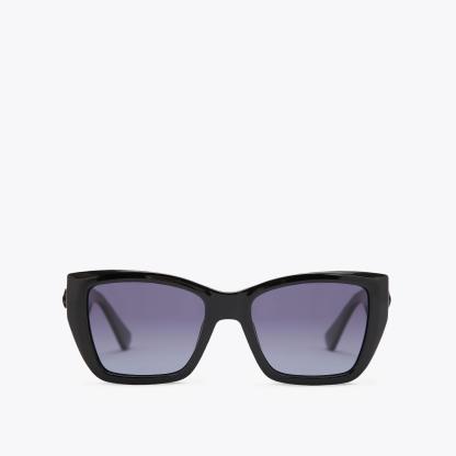 Kurt Geiger London Rectangle Kensington Sunglasses - Black