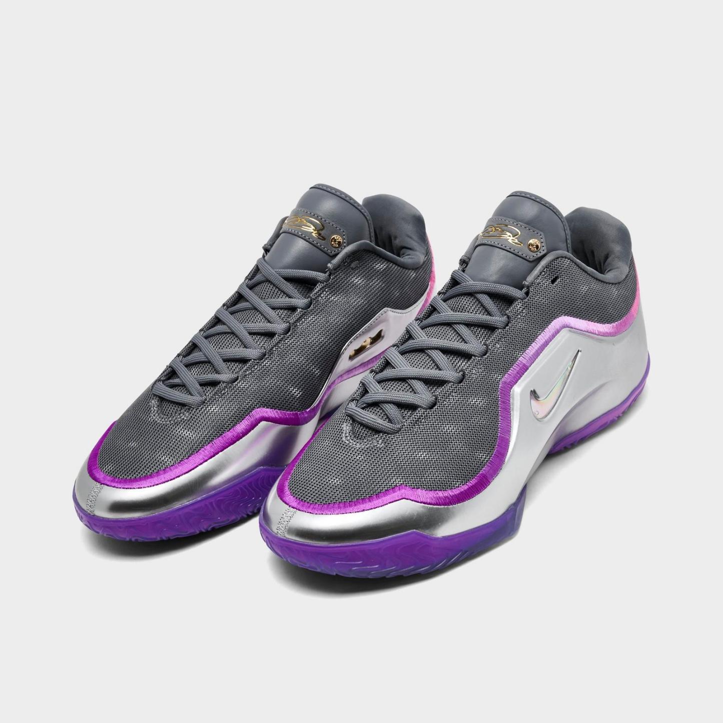 Nike LeBron 23 Basketball Shoes - Cool Grey/Metallic Silver/Vivid Purple/Multi