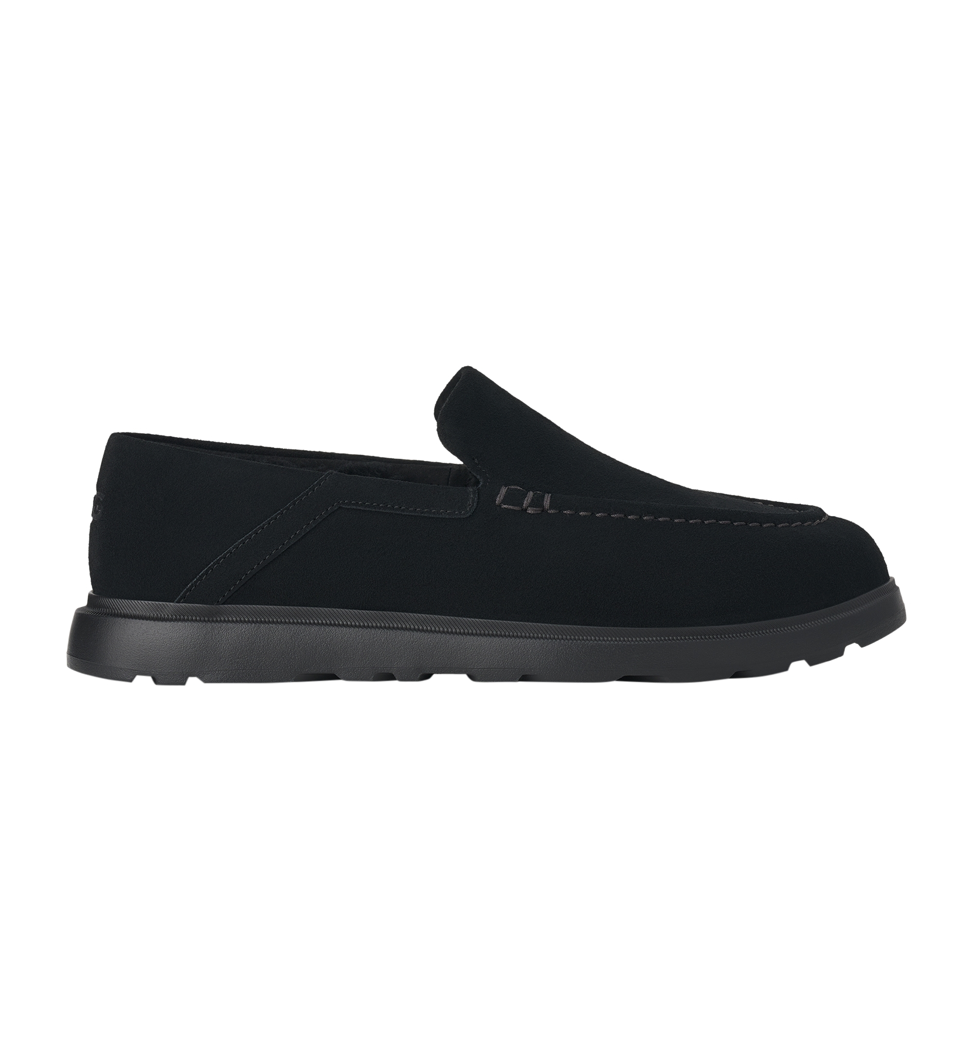 UGG® Men's Shep Suede Round-Toe Loafers - Black