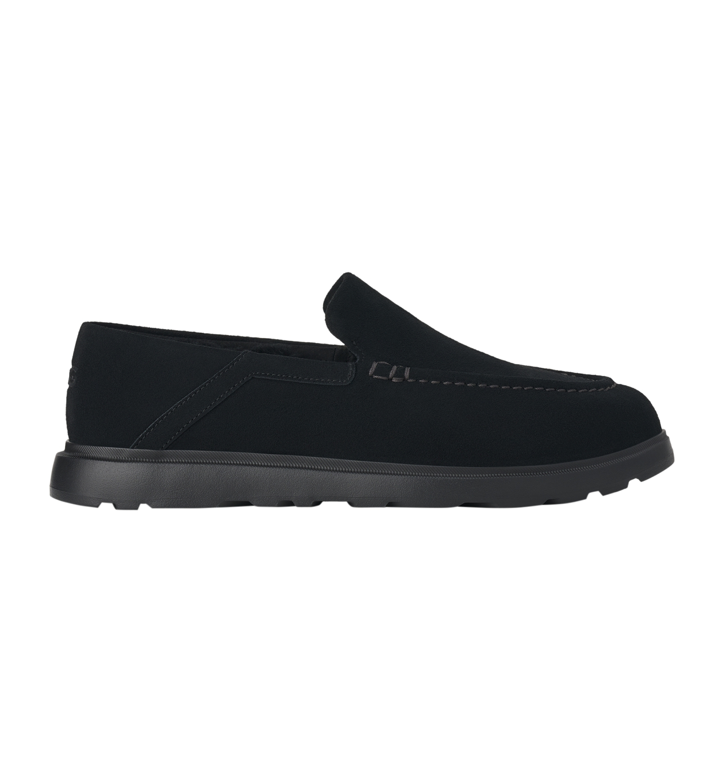 UGG® Men's Shep Suede Round-Toe Loafers - Black