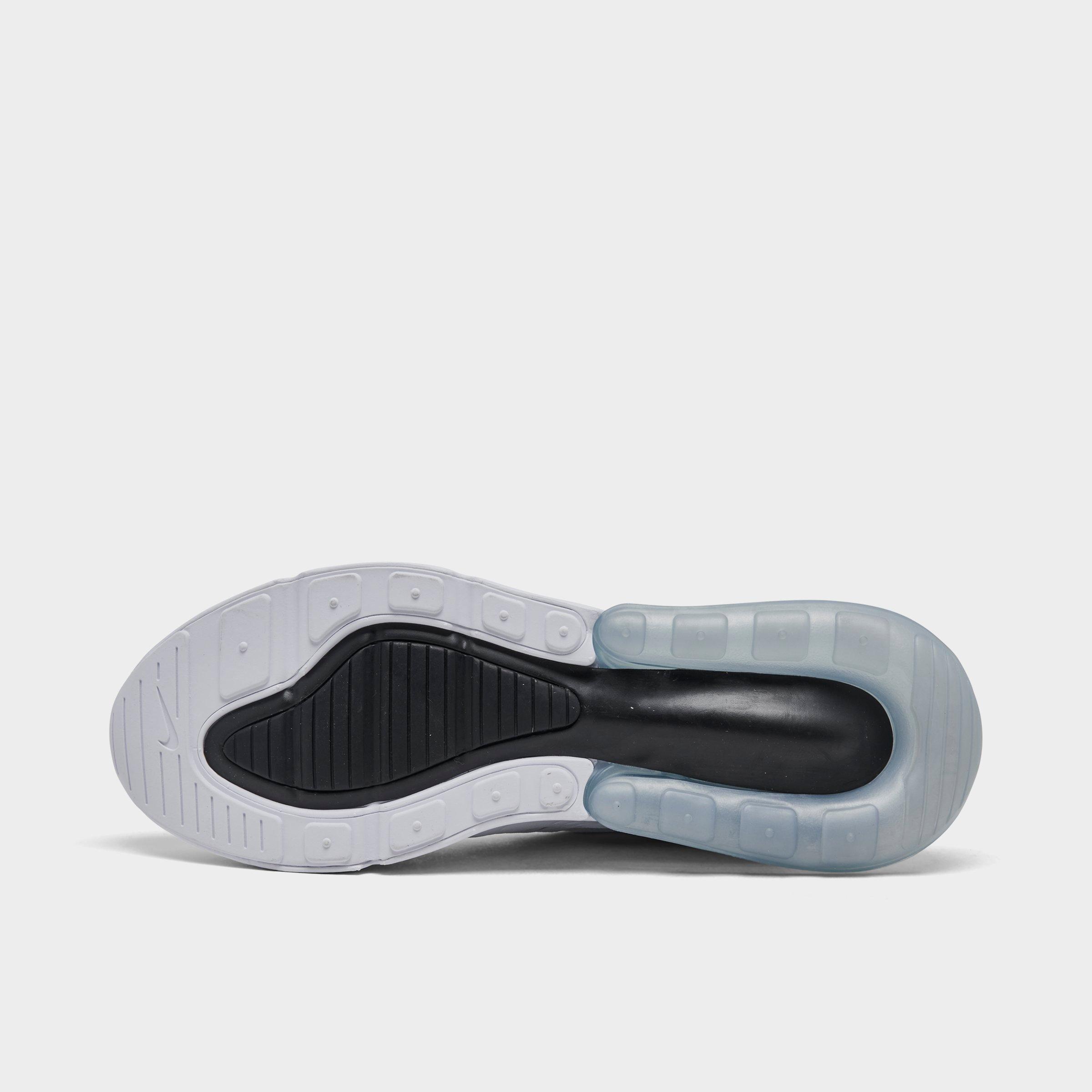 Men's Nithtke Air Max 270 Casual Shoes - Part 1 - White/Black/White - Bottom view
