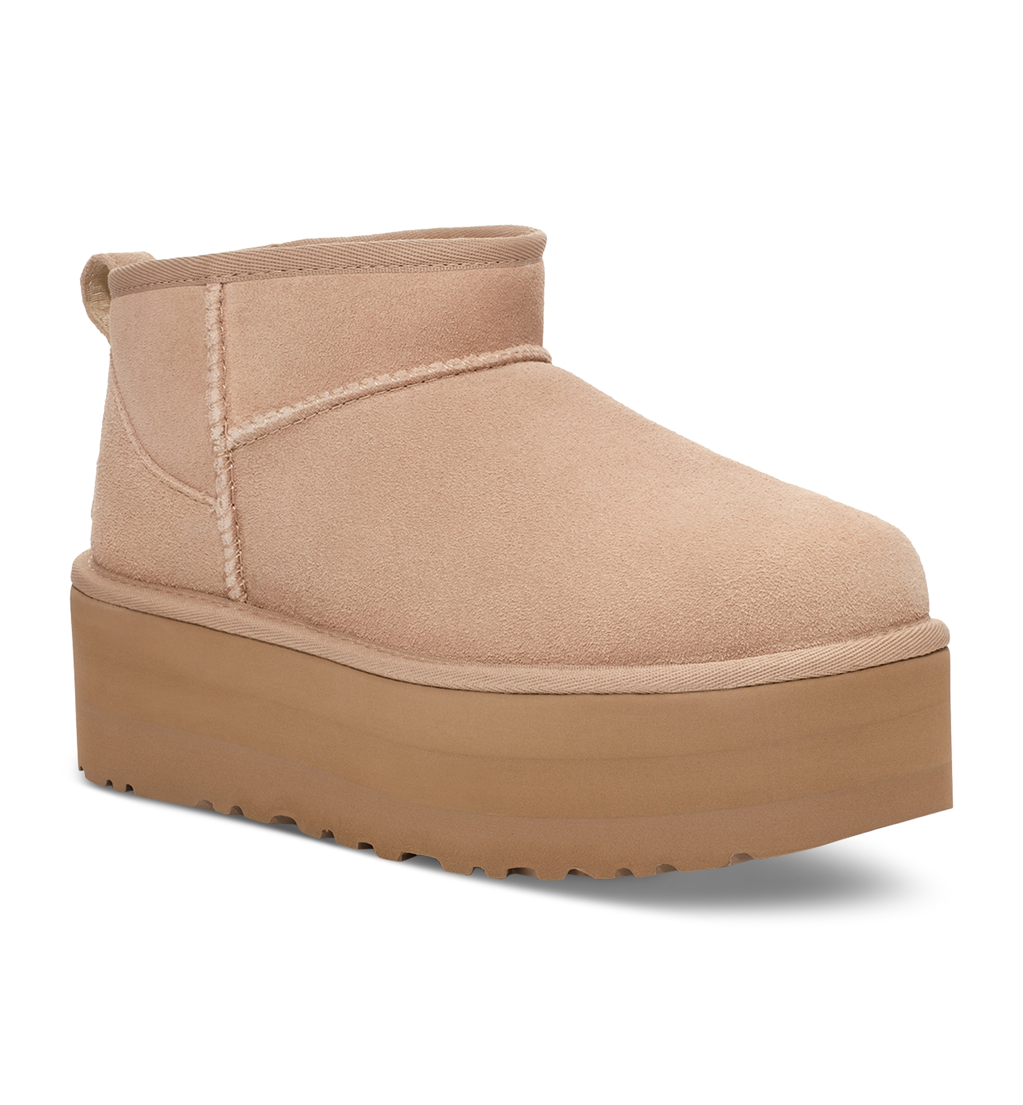 UGG® Women's Classic Ultra Mini Platform Booties - Sand