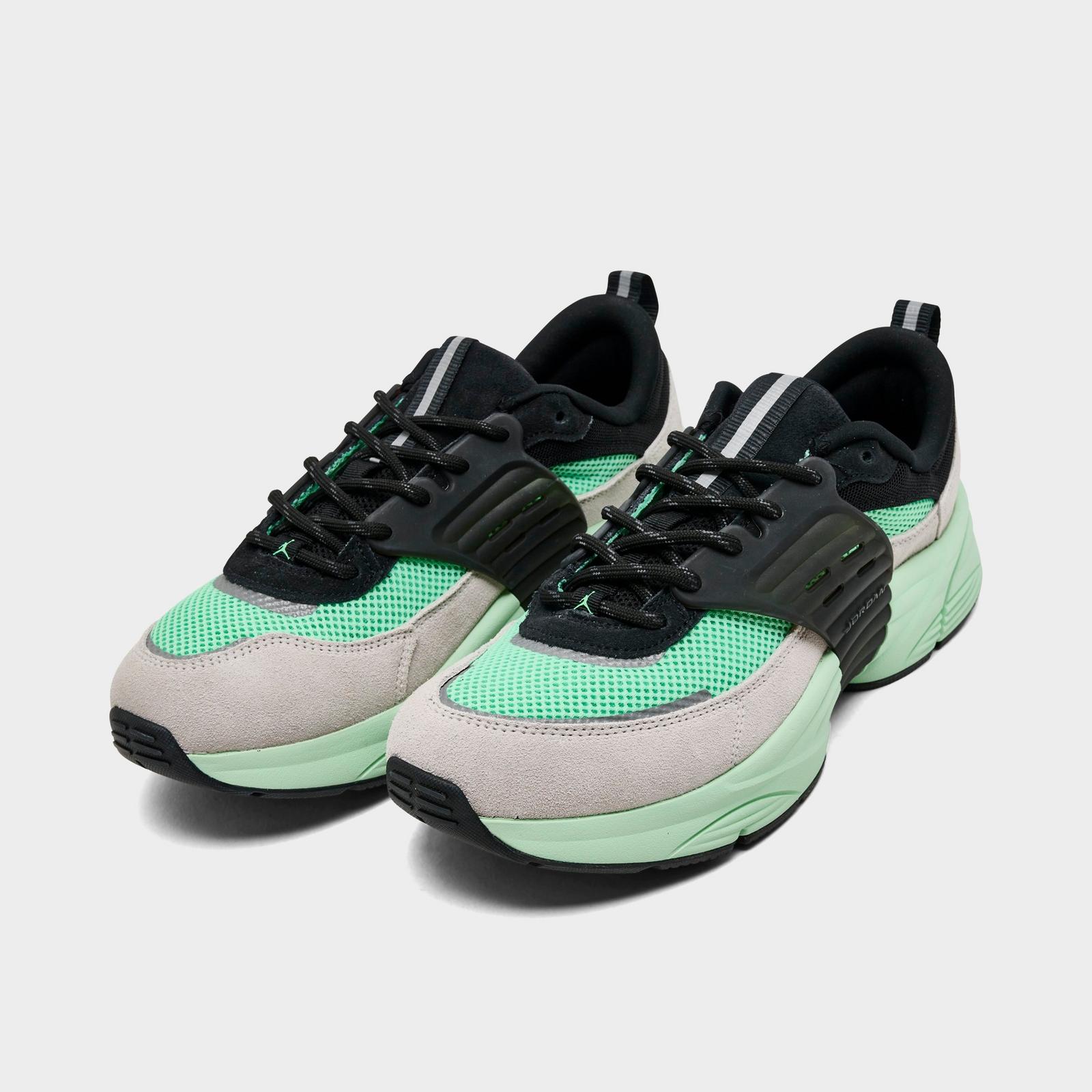 Men's Jordan Trunner O/S Casual Shoes - Black/Neutral Grey/Mint Foam/Green Glow - view 2