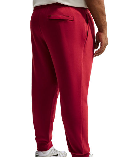 Nike Men's Sportswear Club Drawstring Jogger Pants - Tough Red/White