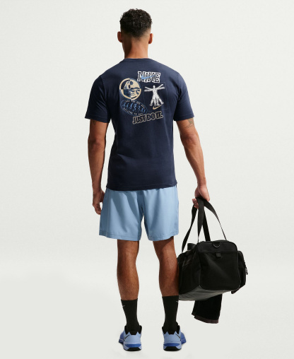 Nike Men's Form Dri-FIT Unlined Versatile 7" Shorts - Work Blue/black