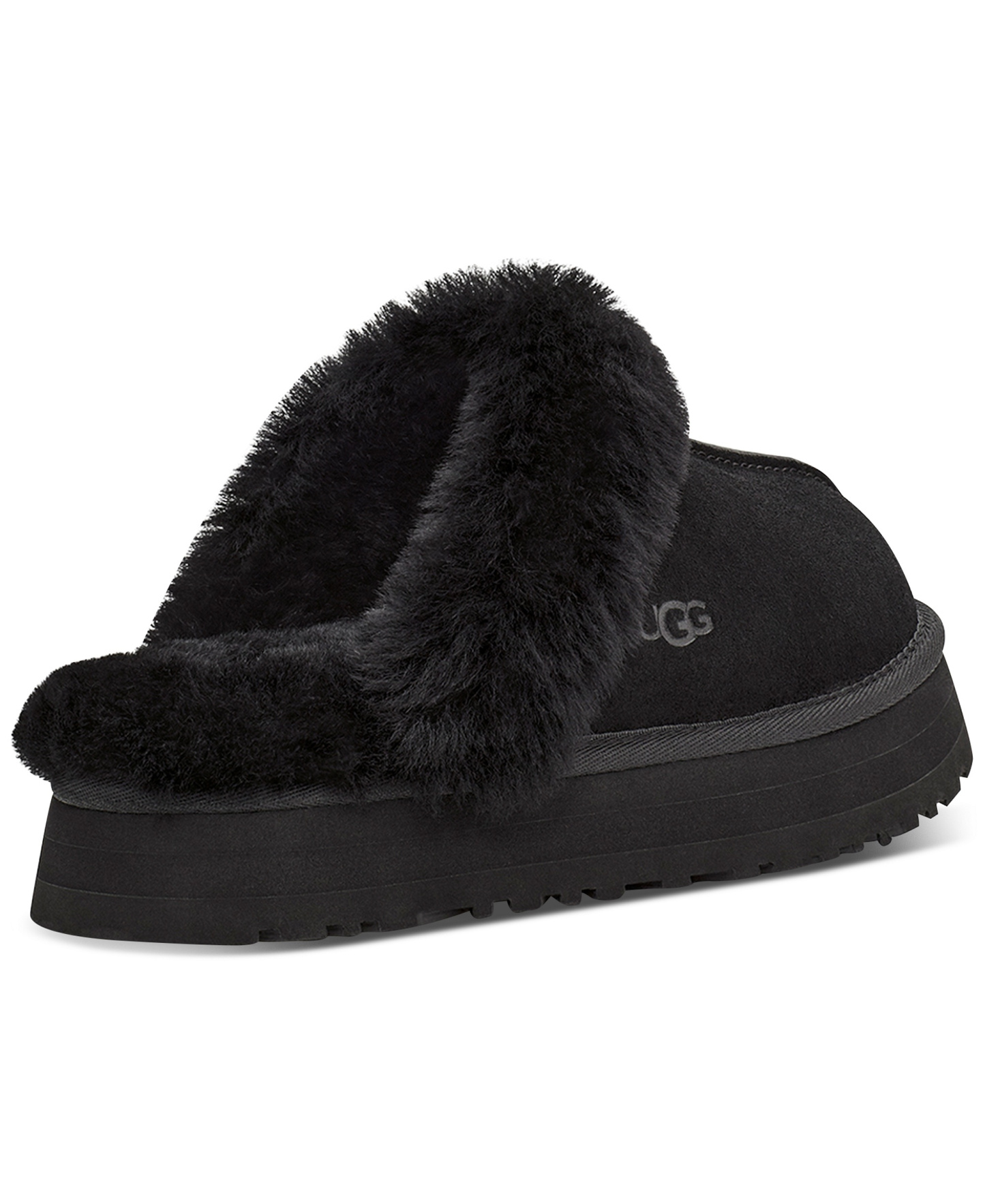 UGG® Women's Disquette Slip-On Clog Slippers - Black