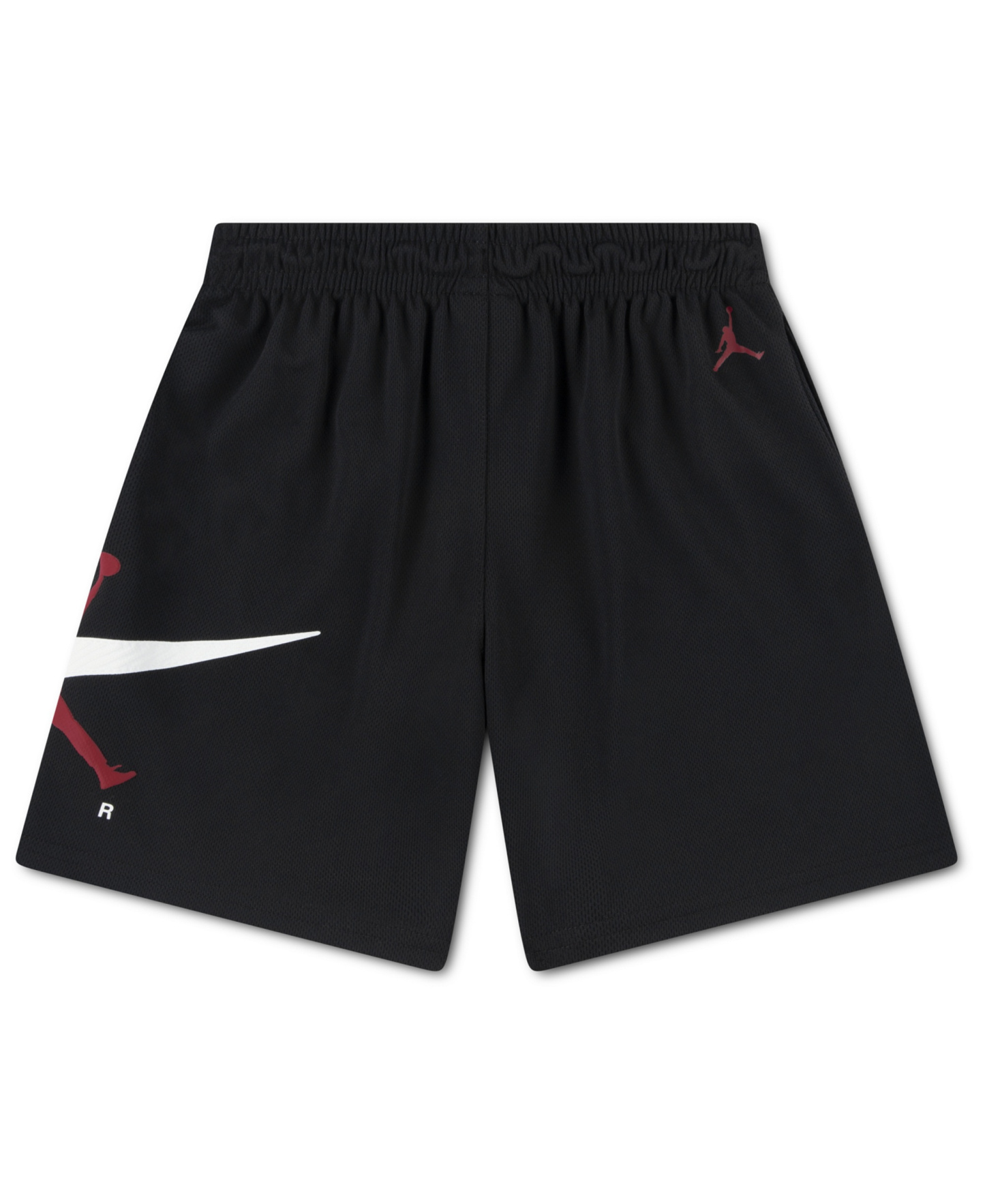 Jordan Boys' 8-20 Graphic Varsity-Style Mesh Shorts - Black