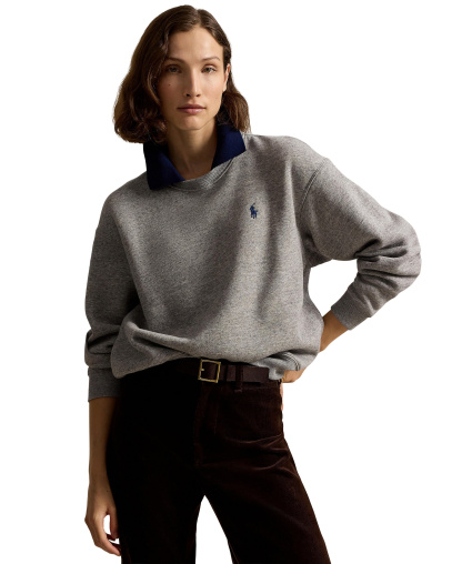 Polo Ralph Lauren Women's Crewneck Sweatshirt - Dark Vintage Heather