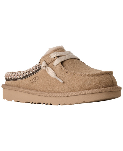 UGG® Kids' Tasman Mule Clog Round Toe Slipper - Sand