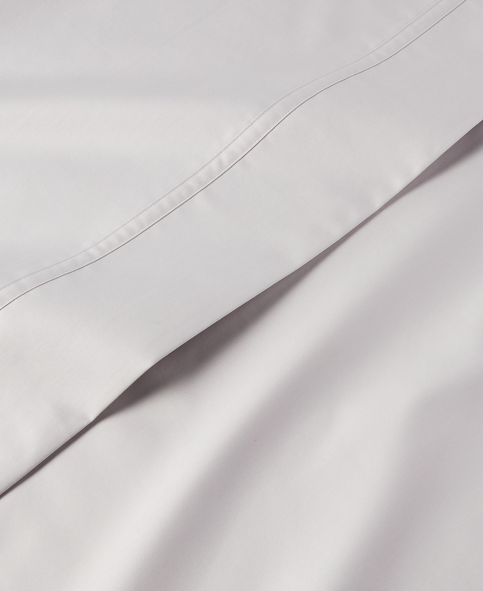 Lauren Ralph Lauren Spencer 475-Thread Count Cotton Sateen 4-Piece Sheet Set, Queen - Stone Grey