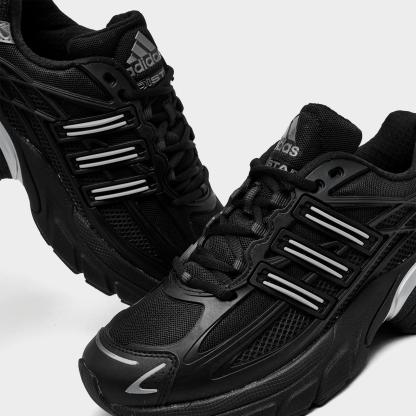 Big Kids' adidas Adistar XLG 2.0 Casual Shoes - Black/Black/Silver Metallic - view 3