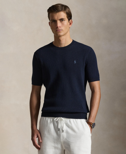 Polo Ralph Lauren Men's Crewneck Sweater - Hunter Navy