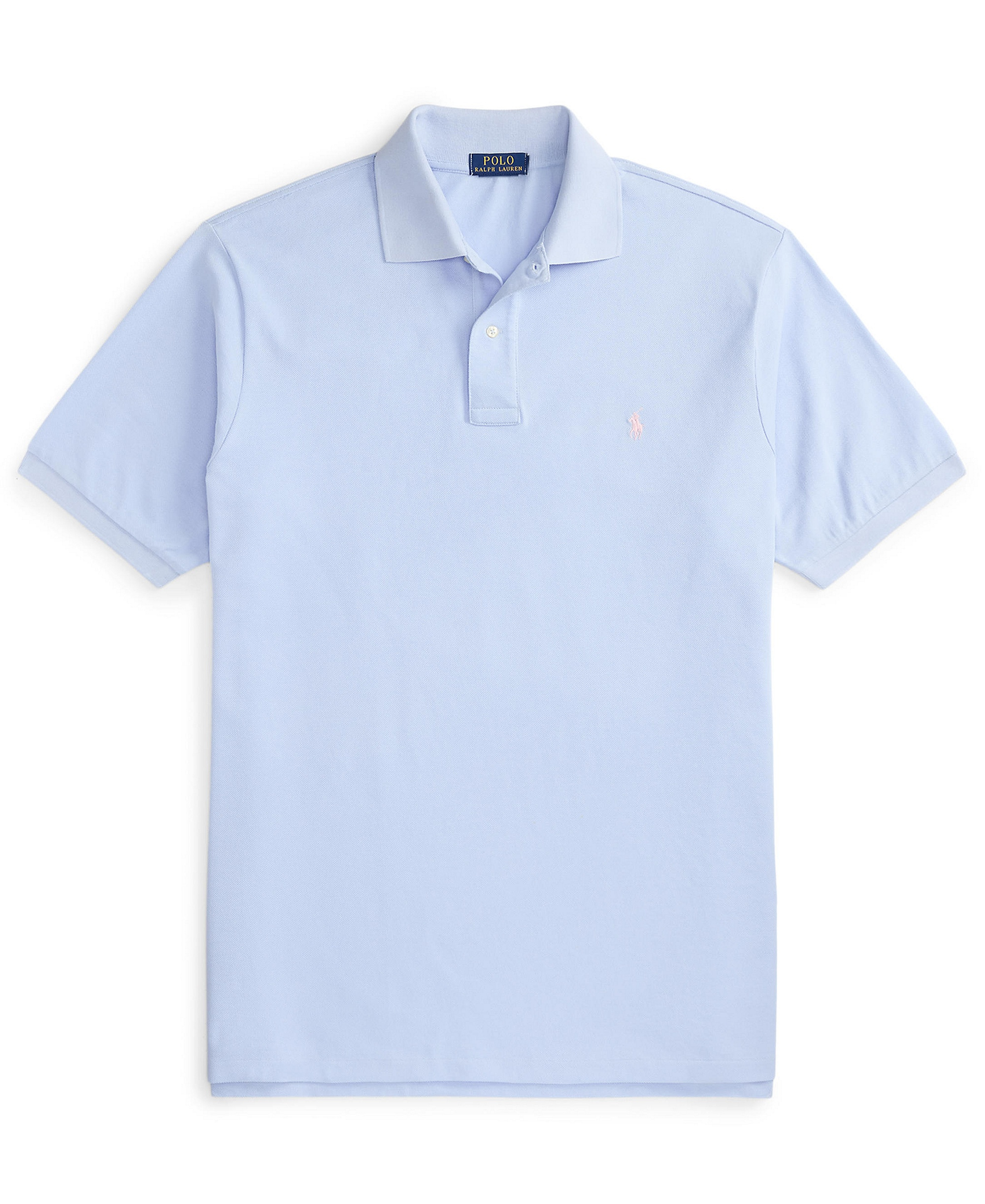 Polo Ralph Lauren Men's Big & Tall Cotton Short-Sleeve Polo Shirt - Pebble Blue/C3115