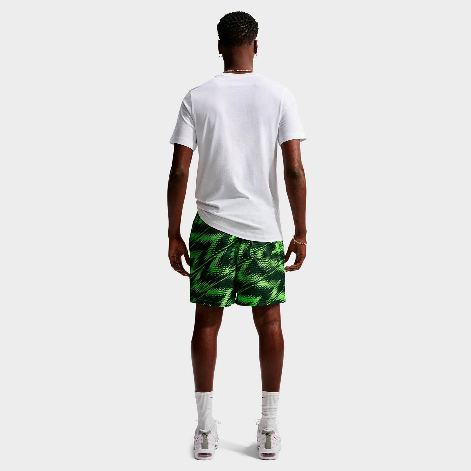 Men's Nike Club Nigeria Soccer Flow Shorts - Electric Green/Pro Green/Electric Green