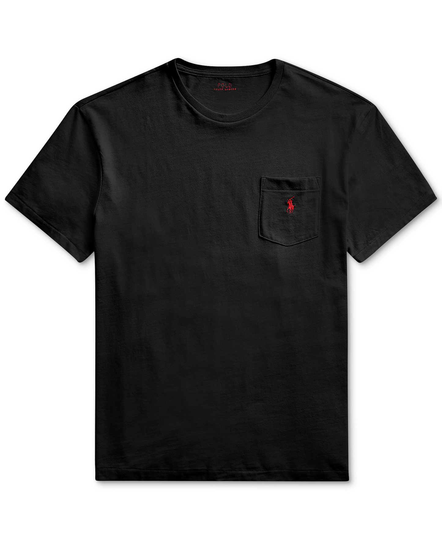 Polo Ralph Lauren Men's Classic-Fit Crewneck Pocket T-Shirt - Black