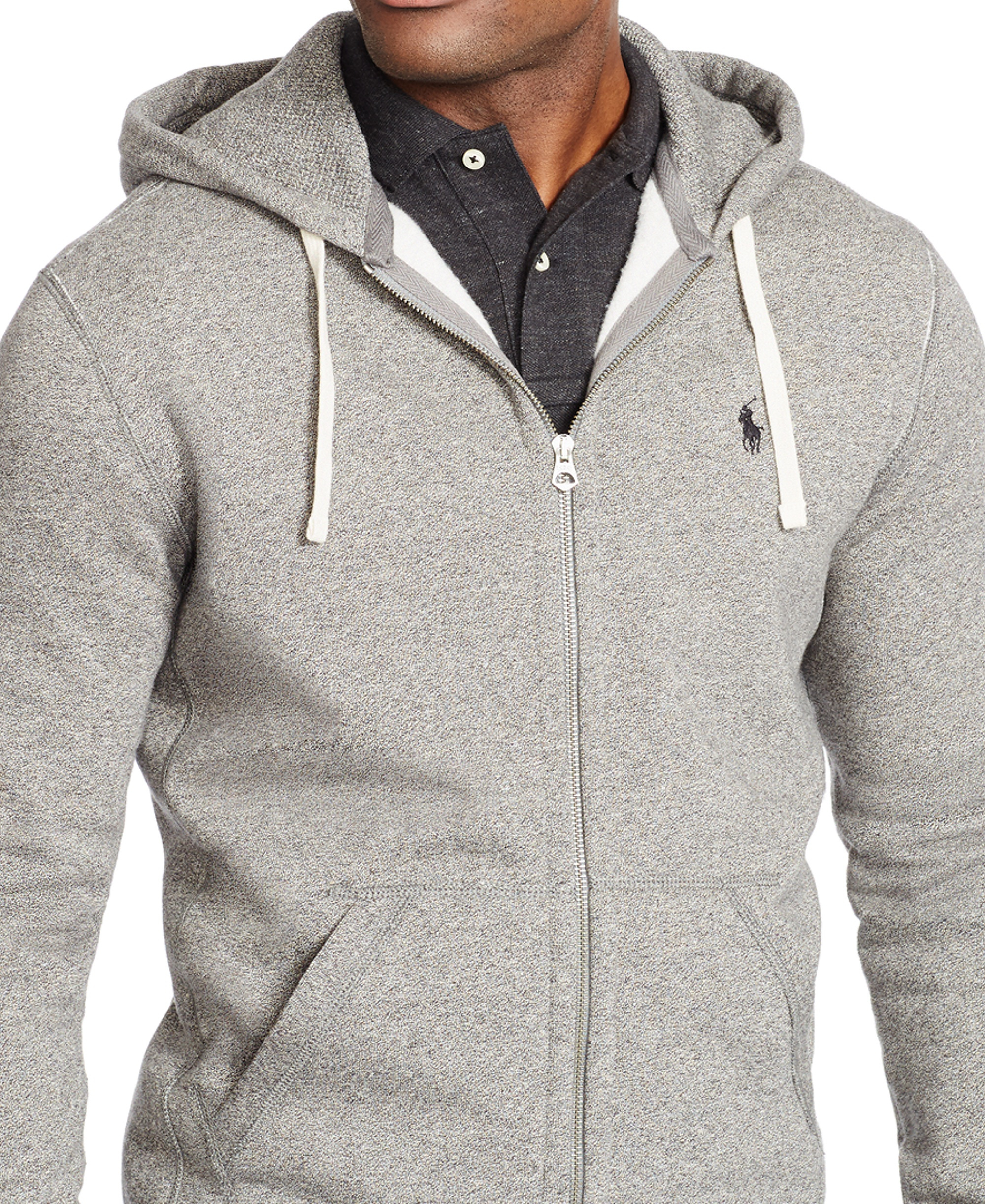 Polo Ralph Lauren Men's Signature Fleece Hoodie - Heather Grey