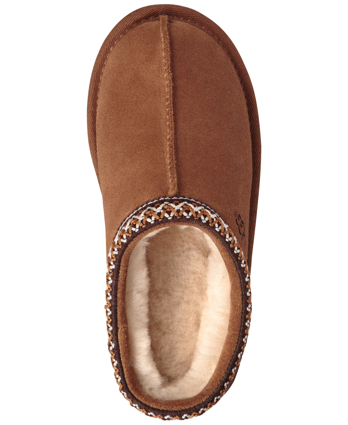 UGG® Kids Tasman II Clog Round Toe Slippers - Chestnut