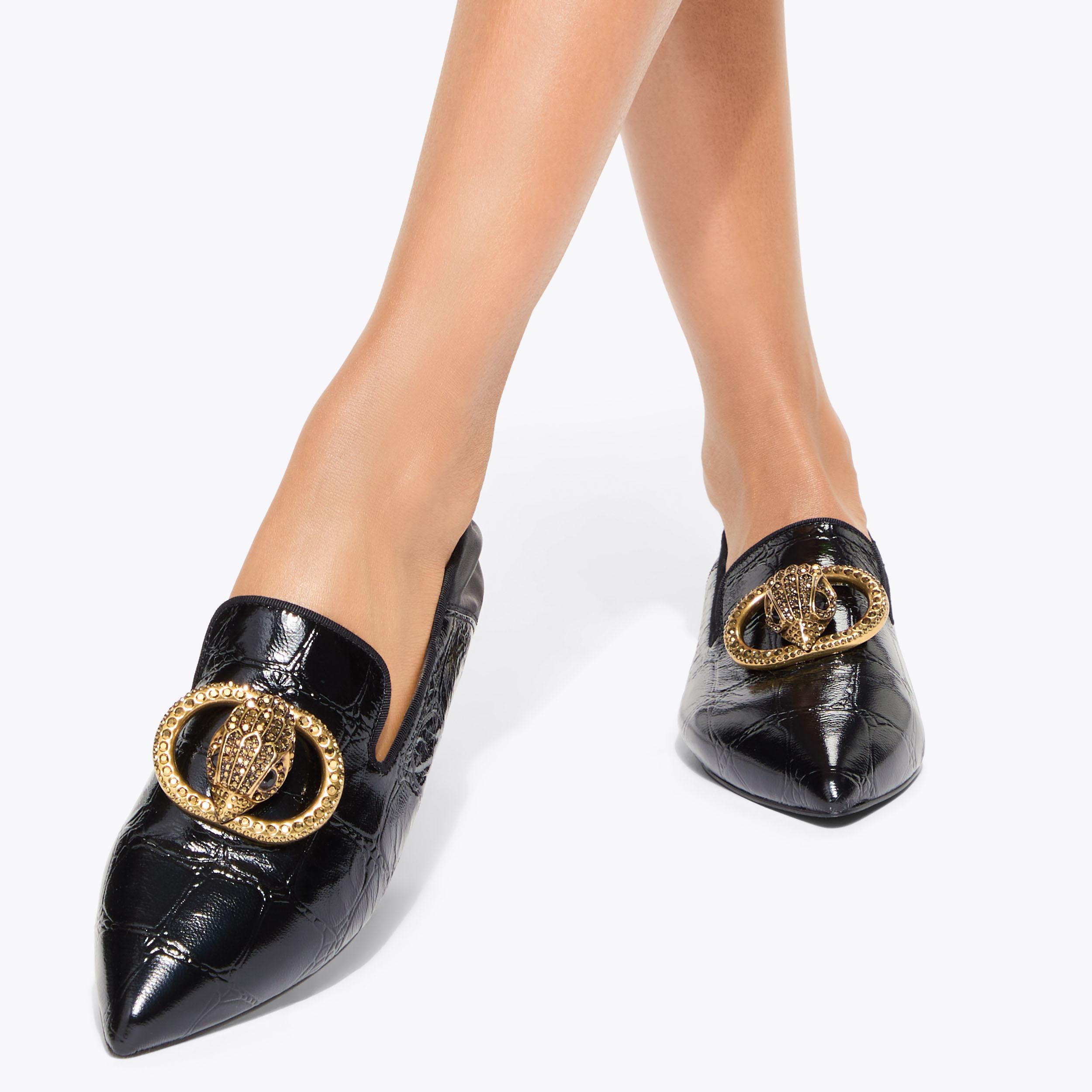 Kurt Geiger London Chelsea Point Slip On Flat - Black - view 2