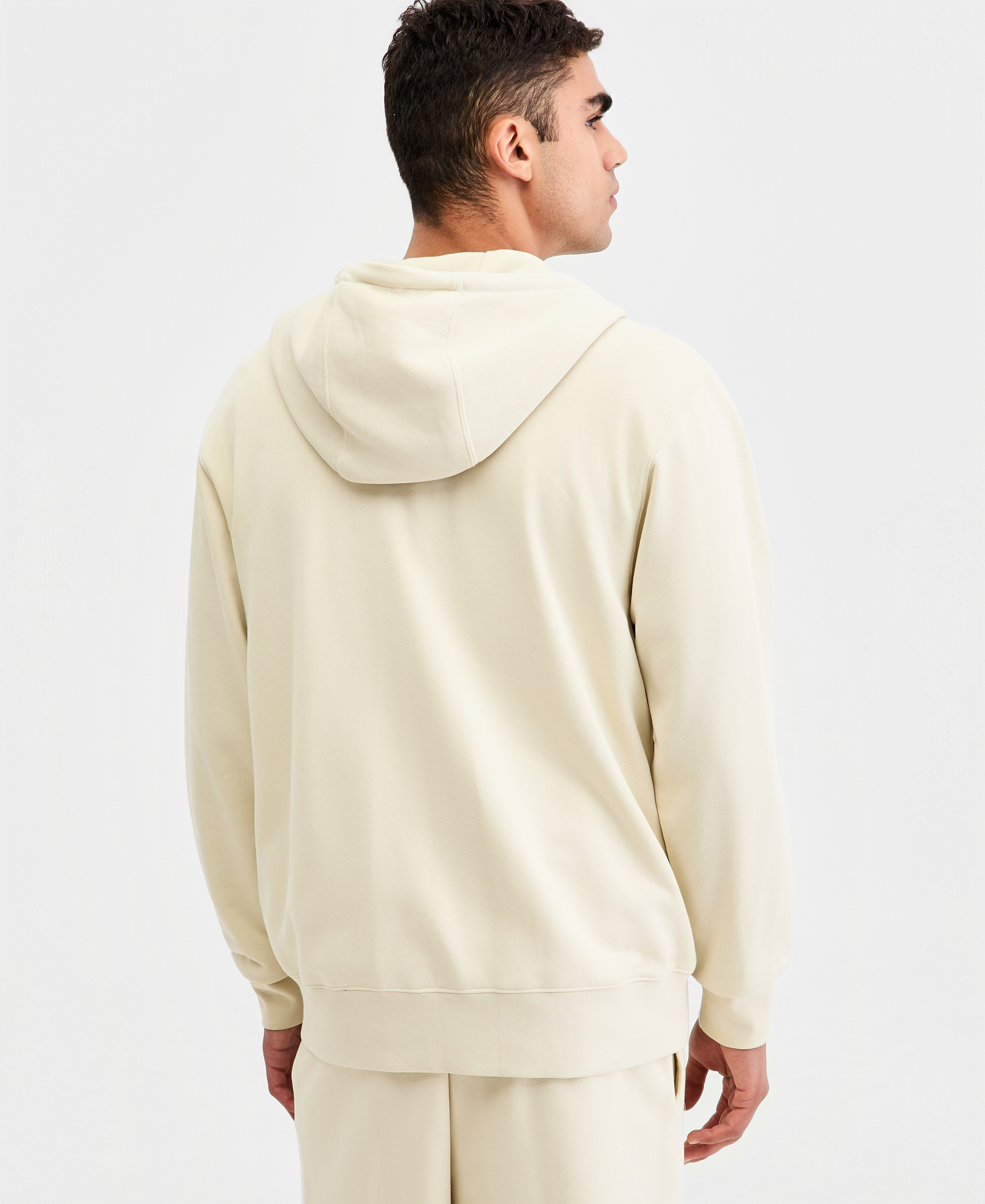 Nike Men's Sportswear Club French Terry Full-Zip Hoodie - Obsidian/Light Khaki