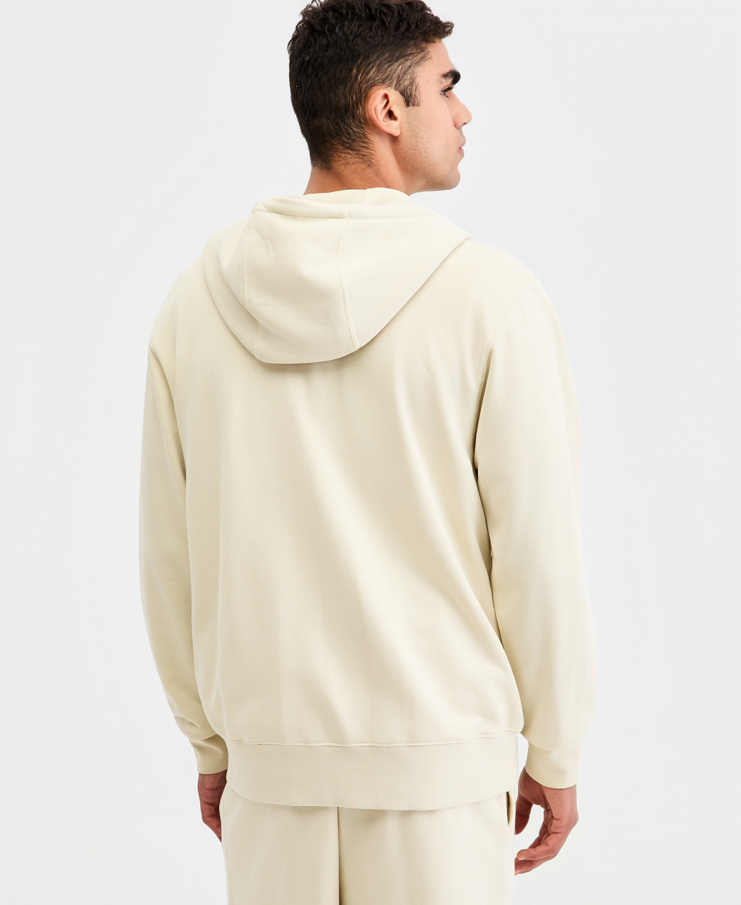 Nike Men's Sportswear Club French Terry Full-Zip Hoodie - Obsidian/Light Khaki