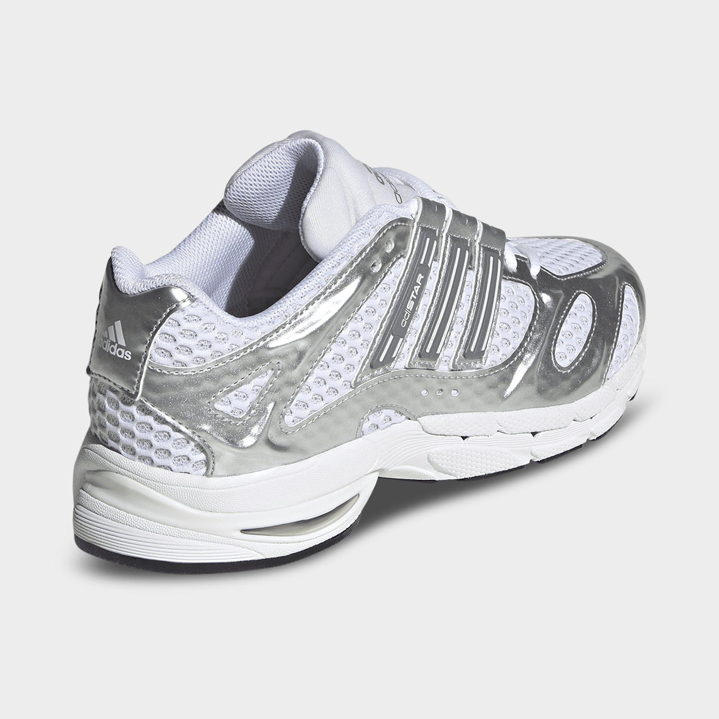 Women's adidas Originals Adistar MLD Casual Shoes - Cloud White/Grey Three/Core Black - Back view