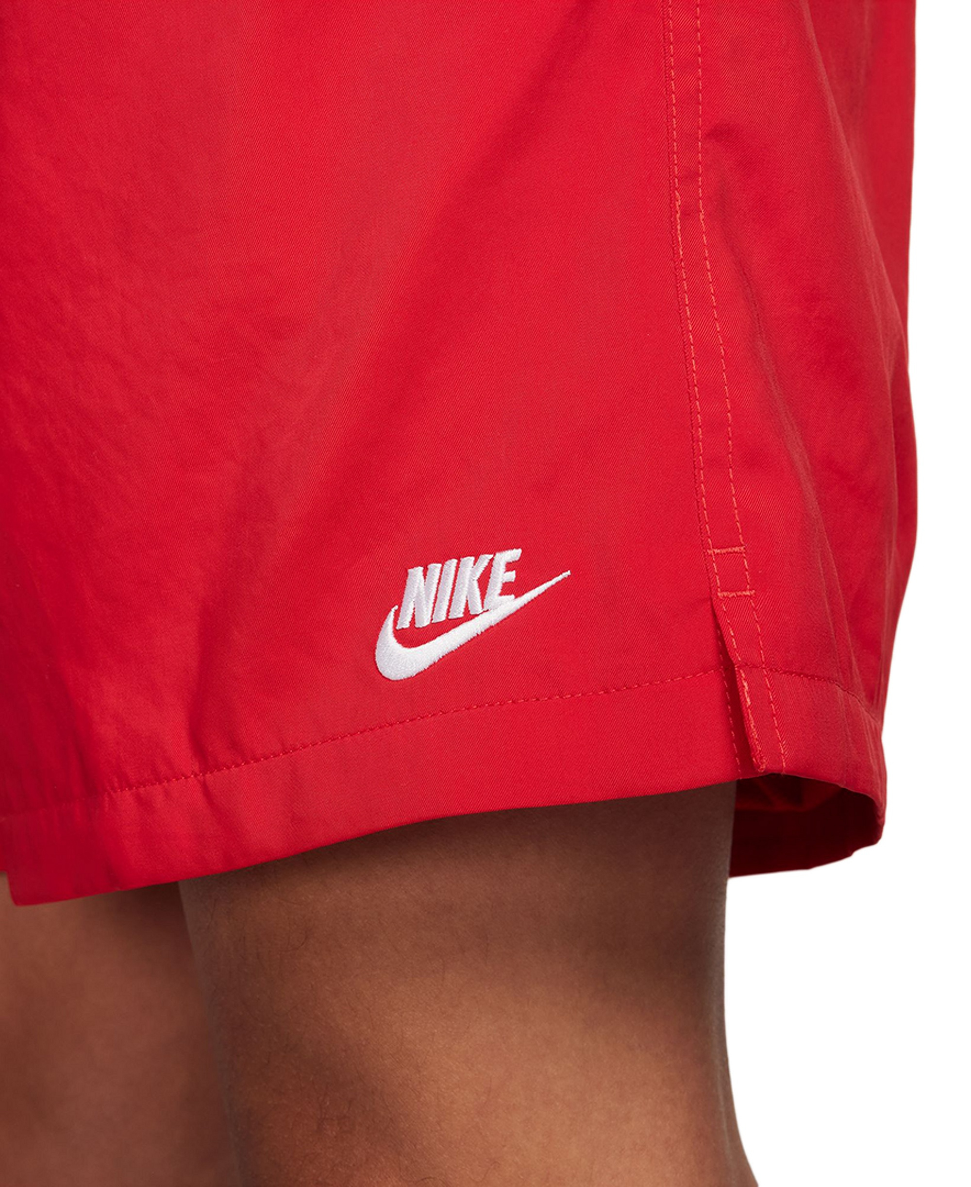 Nike Men's Club Flow Relaxed-Fit Drawstring Shorts - University Red