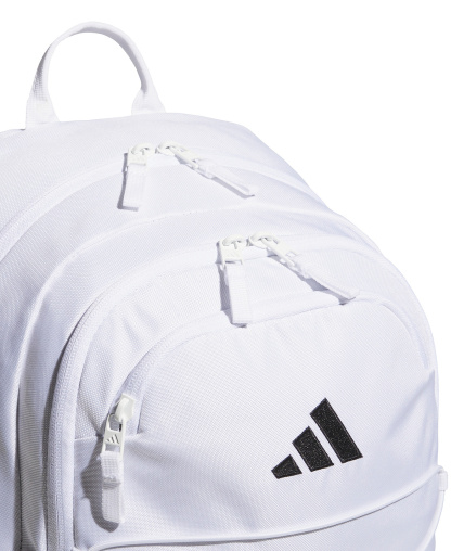 adidas Men's Amplifier Bungee Laptop Backpack - White/Black