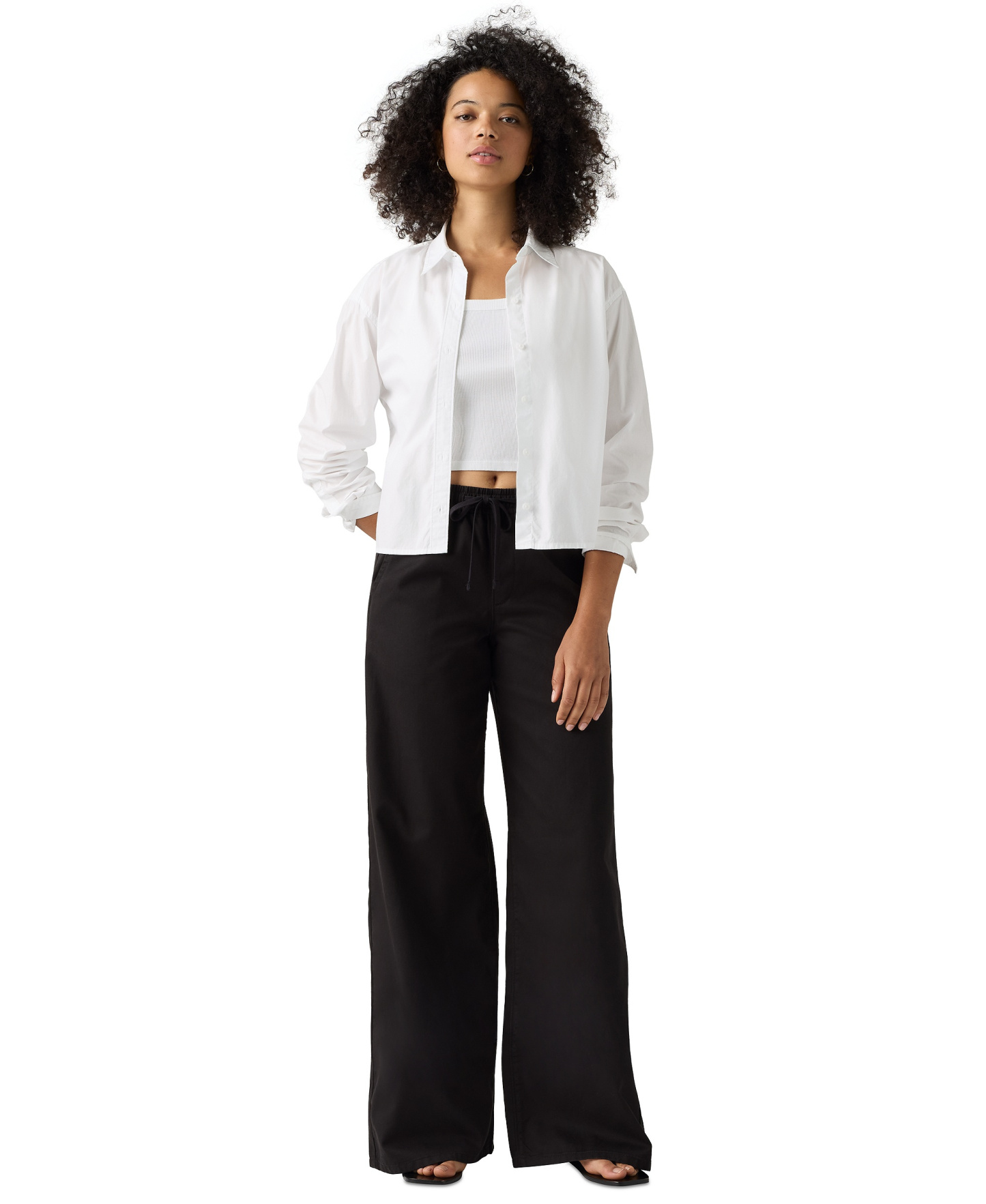Levi's Women's Essential Wide-Leg Pants - Meteorite