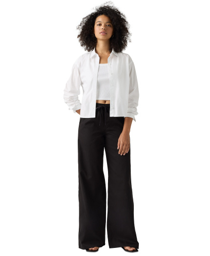 Levi's Women's Essential Wide-Leg Pants - Meteorite