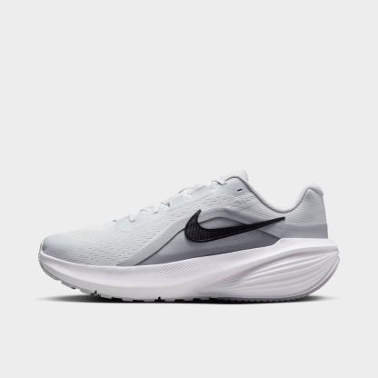 Men's Nithtke Downshifter 14 Running Shoes - Pure Platinum/Anthracite/Wolf Grey/Black - Left shoe facing left. Outside of the shoe.