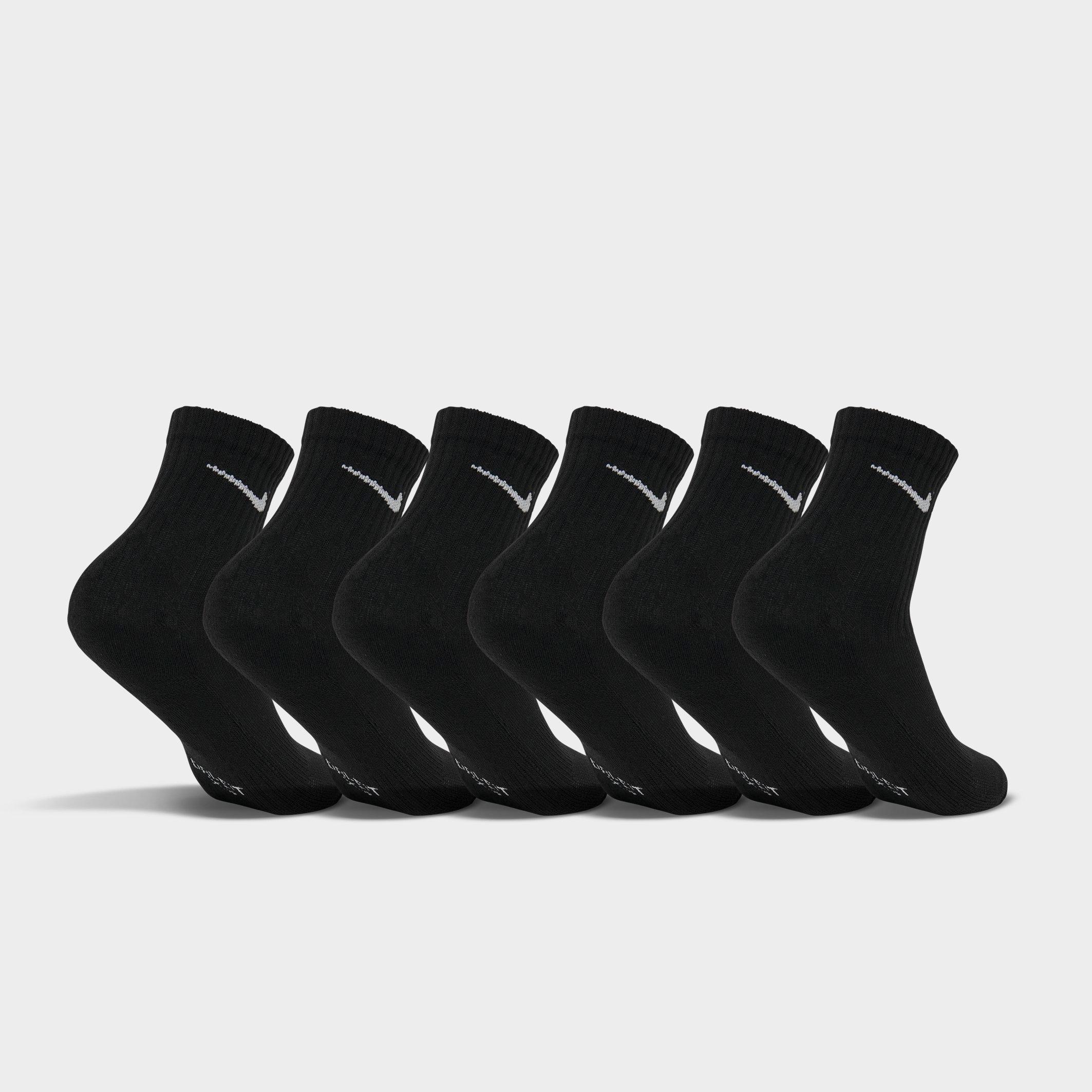 Little Kids' Nithtke Dri-Fit Crew Socks (6-Pack) - Black
