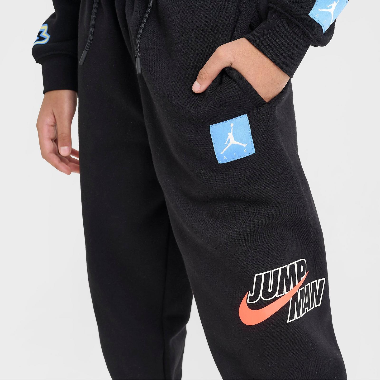 Big Kids' Jordan MVP Dynasty Patch Jogger Pants - Black - view 5