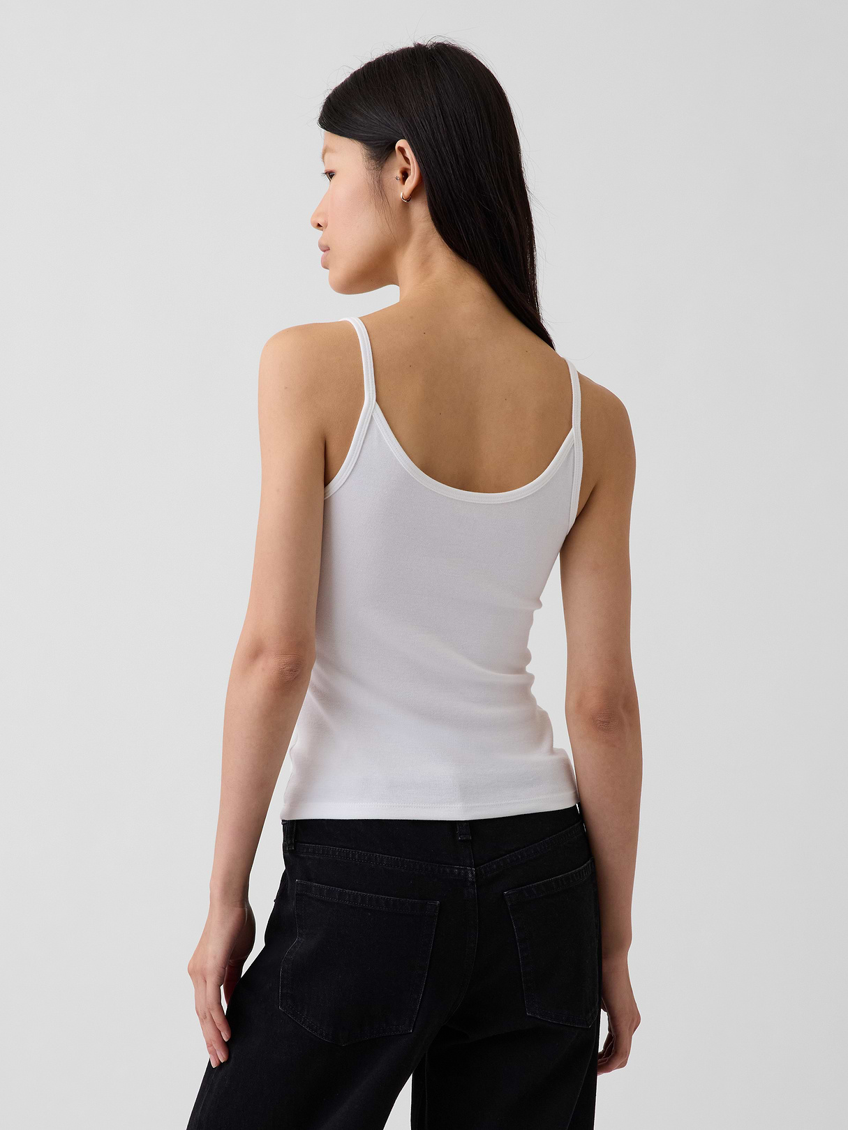 Modern Crop Cami - White