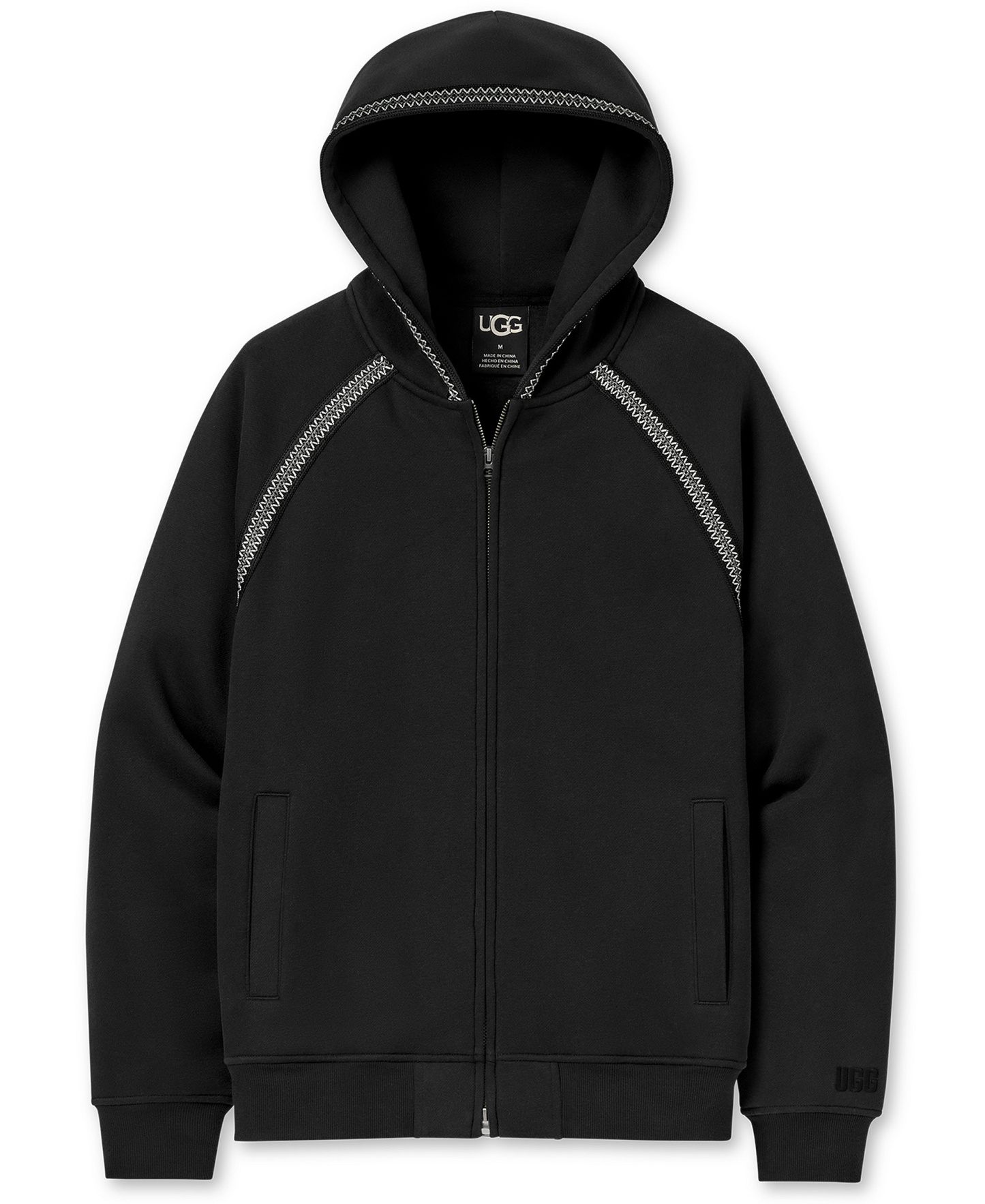 UGG® Men's Tasman Full-Zip Hooded Jacket - Black
